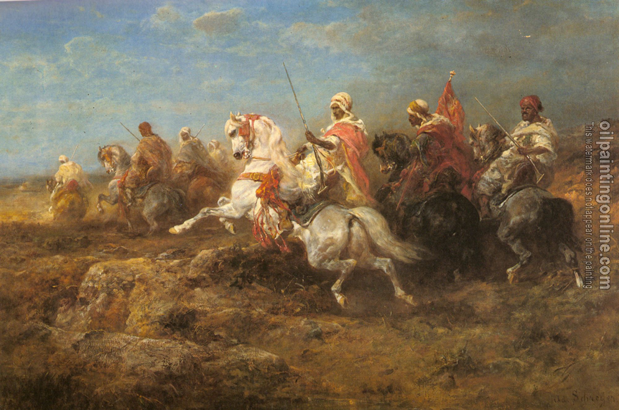 Adolf Schreyer - Arabian Patrol